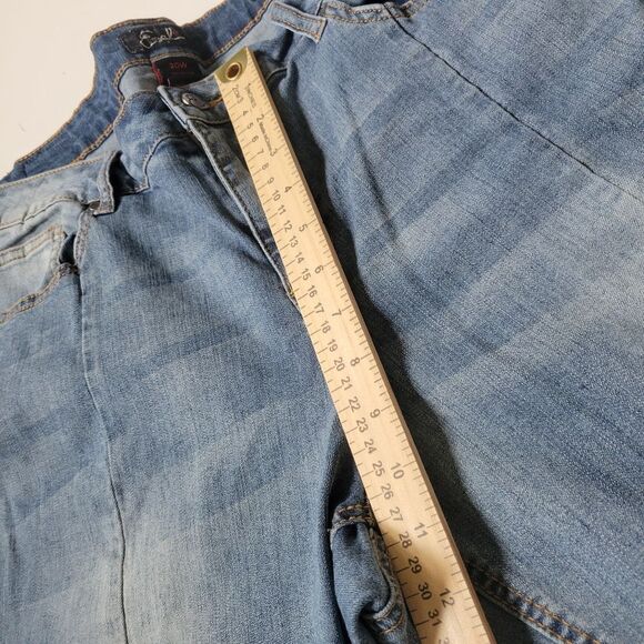 EARL JEANS 20W MODERN STEP HEM SKINNY ANKLE STRETCH JEANS 20 W 2X 3X - Picture 4 of 10